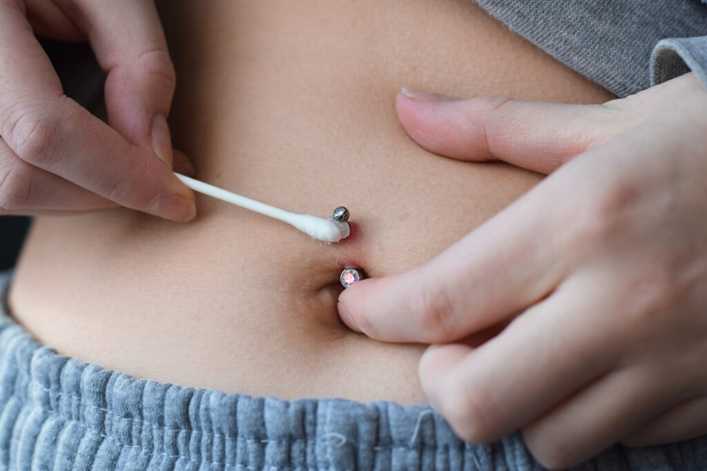take care of your piercing for the best result